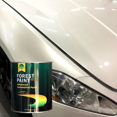 1K Gloss Pearl White Car Paint Good Coverage 2-3 layer